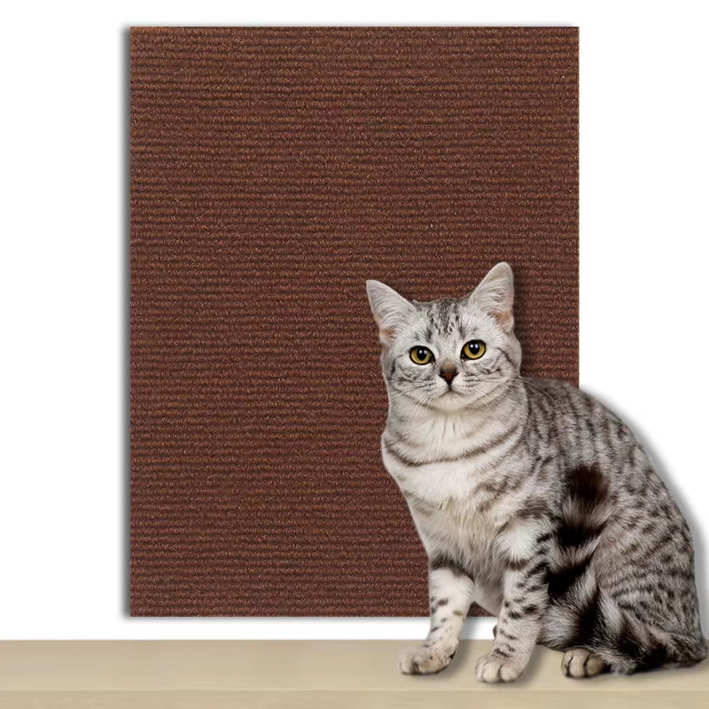 7 Colors Cat Scratcher Sofa Protector Cats Scratcher Pad Board Protection Trimmable Self-Adhesive Carpet DIY Cat Scratch Mat